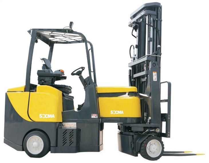 SOCMA Very Narrow Aisle Forklift HNA20 2ton Electric Forklift For Warehouse