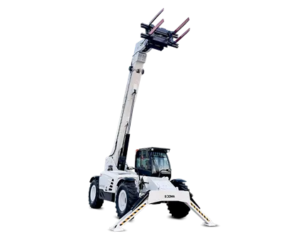 Manipulador telescópico SOCMA de 6,5 tones i 12 m en mode cranc 4x4